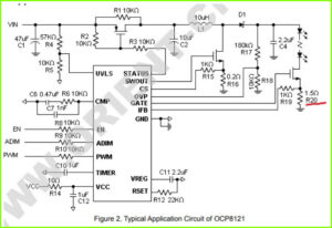 OCP8121 как ограничить ток подсветки
