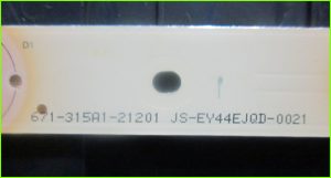 LENTEL LTS3202 маркировка на светодиодной подсветке