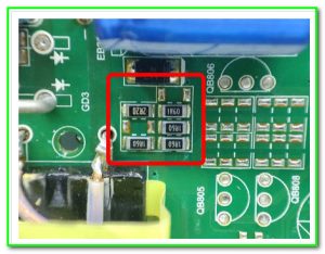 токовый датчик на шасси TP.MS3463S.PC821