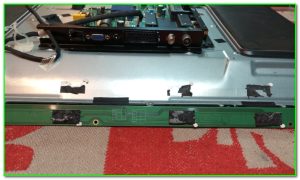 приклеенная плата драйверов