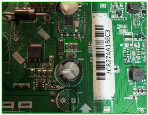 Токовый датчик подсветки в телевизоре Blackton BT32S08B V3