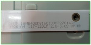 Какие светодиоды в телевизоре Doffler 40CF15-T2