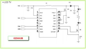 OZ9902 схема включения