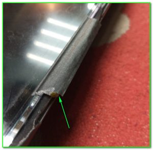 боковой лепесток к скотчу приклеился