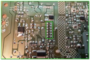 токовый датчик подсветки на модуле 715G7801-P01-W12-0H2H