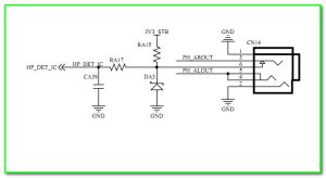схема включения наушников