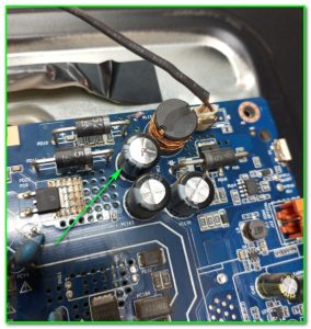 дутая емкость на выходе LED драйвера