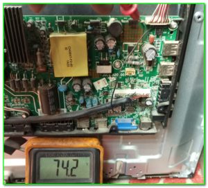 проверяем исправность драйвера светодиодной подсветки