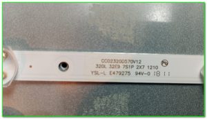 Supra STV-LC32ST3004 какие светодиоды