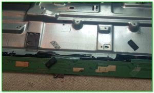 платы матрицы были приклеены